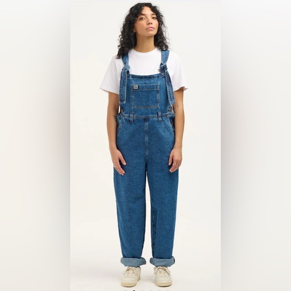NWT Lucy & Yak Easton dungarees overalls size 18 - Picture 1 of 9